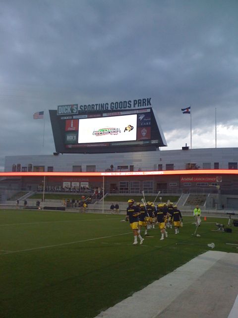 Michigan Lacrosse takes the field against Colorado