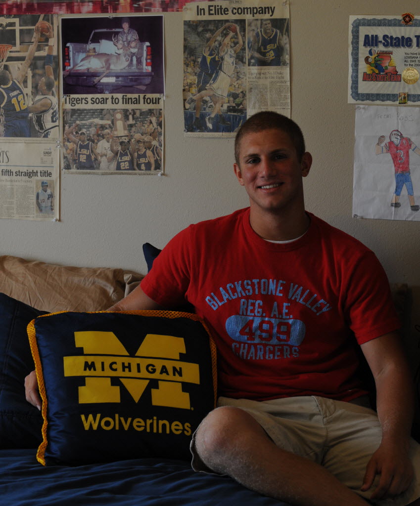 2010 Michigan Wolverine Drew Dileo